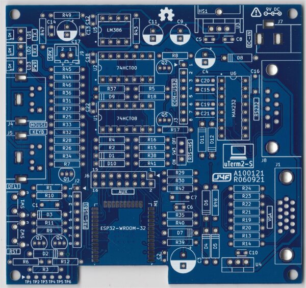 uTerm2-S-ESP32-VGA Terminal with Sound