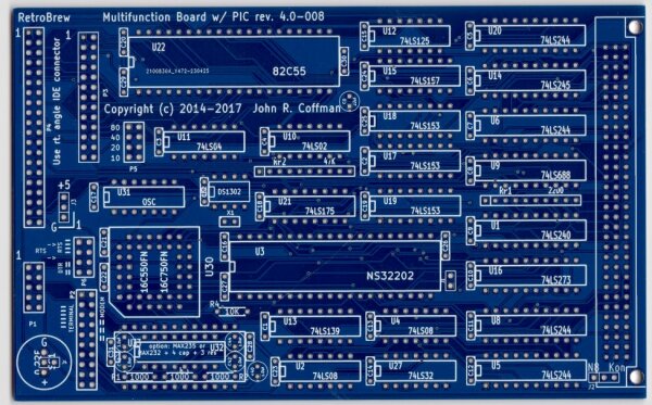 ECB Multifunction/PIC Board Rev. 4  PCB