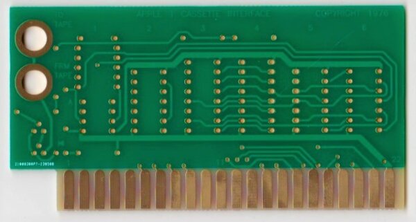 SELL OUT - ENIG VERGOLDET ACI Kassetten-Interface Apple 1 und Replika PCB