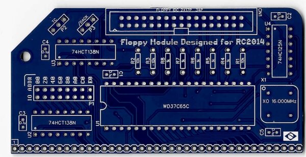 RC2014 - Floppy WD37C65C PCB