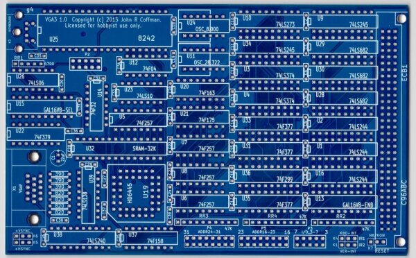 ECB VGA3 V1.0 - 4 lagige PCB