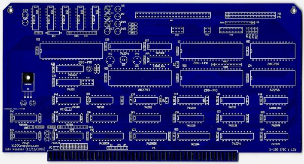 S100 Bus ZFDC Western Digital 2793 Floppy Disk V1.0b